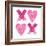 XOXO Pink Leopard-Jennifer McCully-Framed Art Print