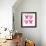 XOXO Pink Leopard-Jennifer McCully-Framed Art Print displayed on a wall