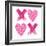 XOXO Pink Leopard-Jennifer McCully-Framed Art Print