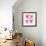 XOXO Pink Leopard-Jennifer McCully-Framed Art Print displayed on a wall