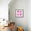 XOXO Pink Leopard-Jennifer McCully-Framed Stretched Canvas displayed on a wall