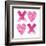 XOXO Pink Leopard-Jennifer McCully-Framed Art Print