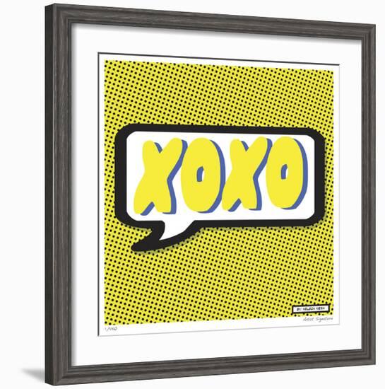 XOXO-Nelson Viera-Framed Giclee Print