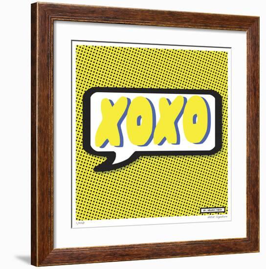 XOXO-Nelson Viera-Framed Giclee Print