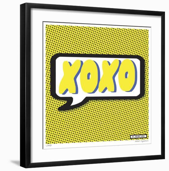 XOXO-Nelson Viera-Framed Giclee Print