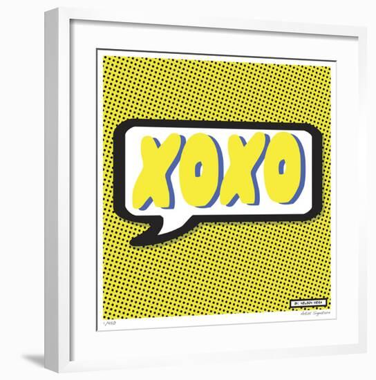 XOXO-Nelson Viera-Framed Giclee Print