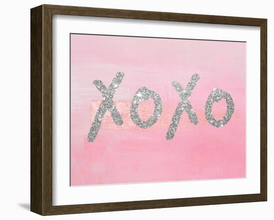 XOXO-Victoria Brown-Framed Art Print