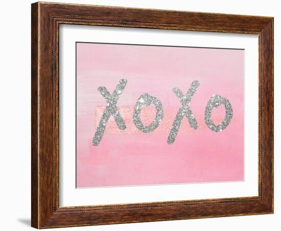 XOXO-Victoria Brown-Framed Art Print