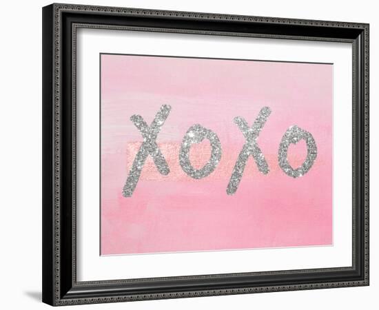 XOXO-Victoria Brown-Framed Art Print