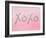 XOXO-Victoria Brown-Framed Art Print