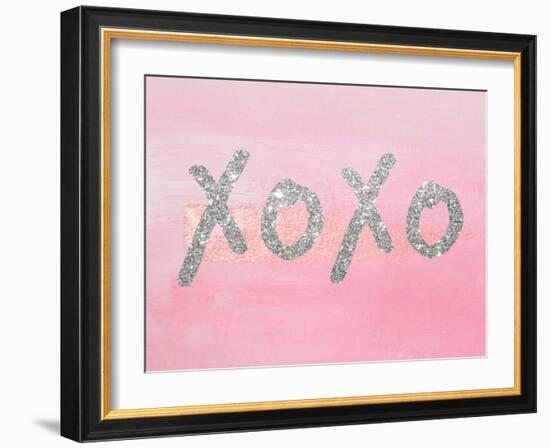 XOXO-Victoria Brown-Framed Art Print