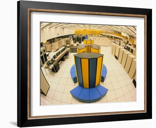 Xray X-MP-48 Supercomputer At CERN-David Parker-Framed Photographic Print