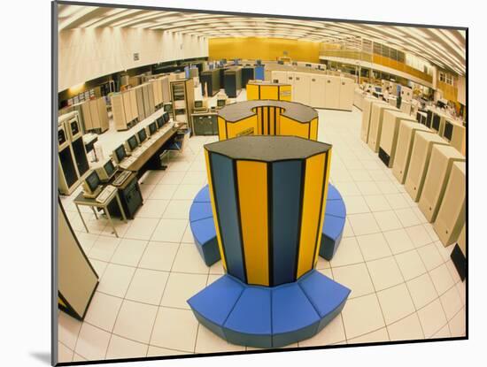 Xray X-MP-48 Supercomputer At CERN-David Parker-Mounted Photographic Print