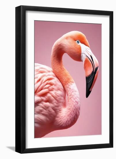 Xtravaganza - The Pink Flamingo-Philippe HUGONNARD-Framed Art Print