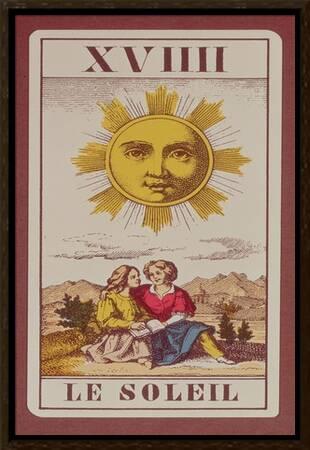 Xviiii Le Soleil, French Tarot Card of the Sun, 19th Century' Giclee Print  | Art.com