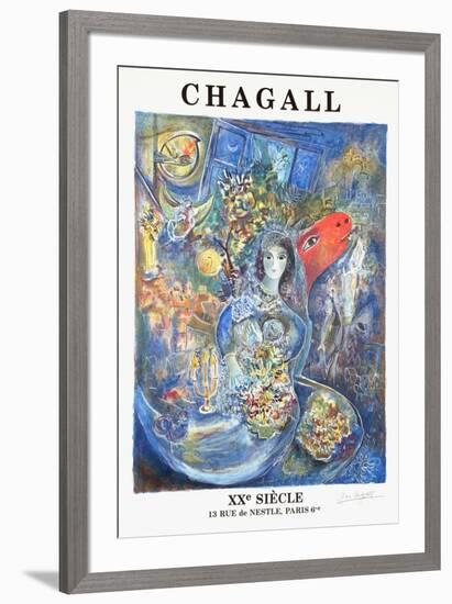 XX Siecle-Marc Chagall-Framed Collectable Print