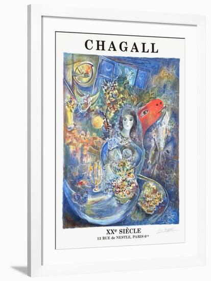 XX Siecle-Marc Chagall-Framed Collectable Print