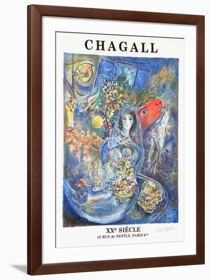 XX Siecle-Marc Chagall-Framed Collectable Print