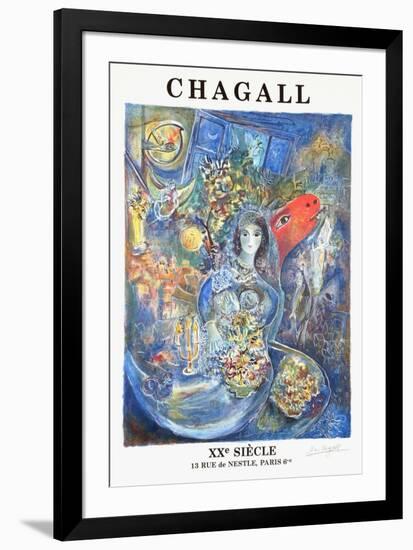 XX Siecle-Marc Chagall-Framed Collectable Print