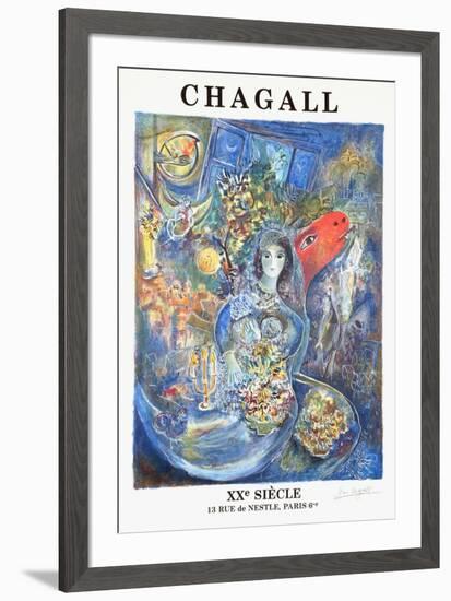 XX Siecle-Marc Chagall-Framed Collectable Print