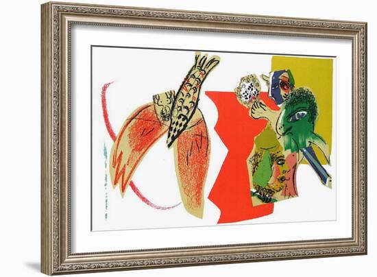 XXème Siècle - Composition-Marc Chagall-Framed Premium Edition