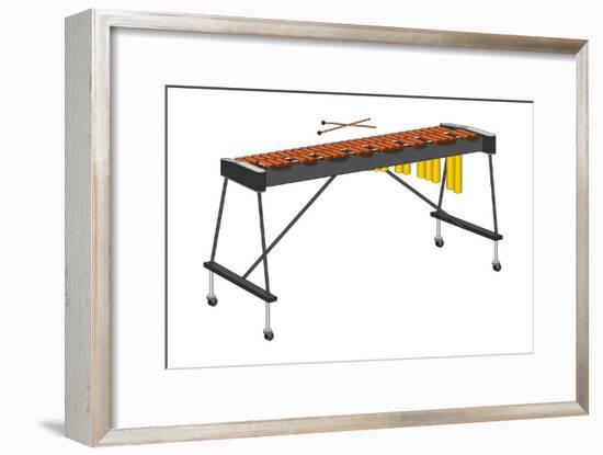 Xylophone and Mallets, Percussion, Musical Instrument-Encyclopaedia Britannica-Framed Art Print