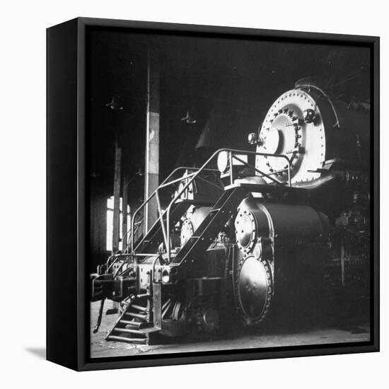 Y-6 Compound Mallet Freight Steam Locomotive Belonging to the Norfolk and Western Railway-Walker Evans-Framed Premier Image Canvas