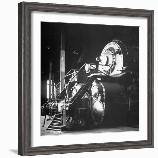 Y-6 Compound Mallet Freight Steam Locomotive Belonging to the Norfolk and Western Railway-Walker Evans-Framed Photographic Print