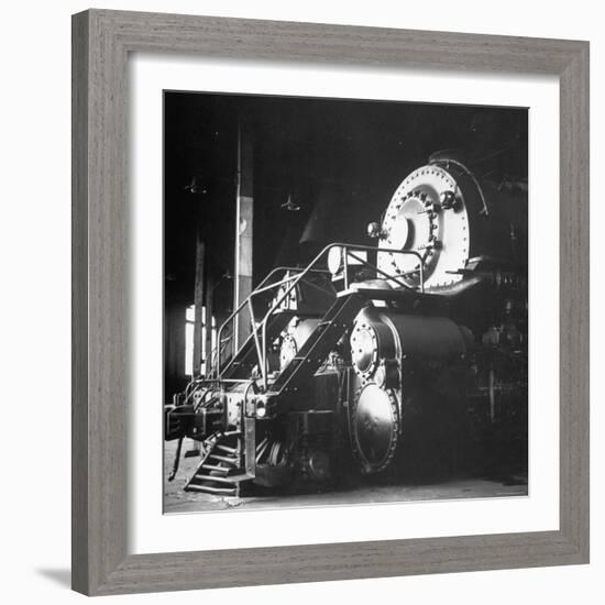 Y-6 Compound Mallet Freight Steam Locomotive Belonging to the Norfolk and Western Railway-Walker Evans-Framed Photographic Print