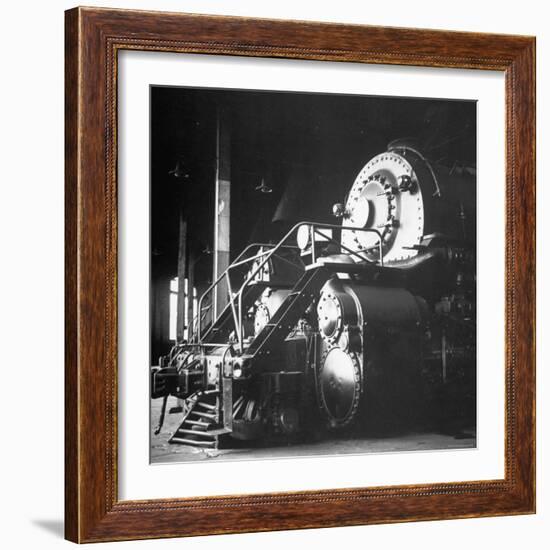 Y-6 Compound Mallet Freight Steam Locomotive Belonging to the Norfolk and Western Railway-Walker Evans-Framed Photographic Print