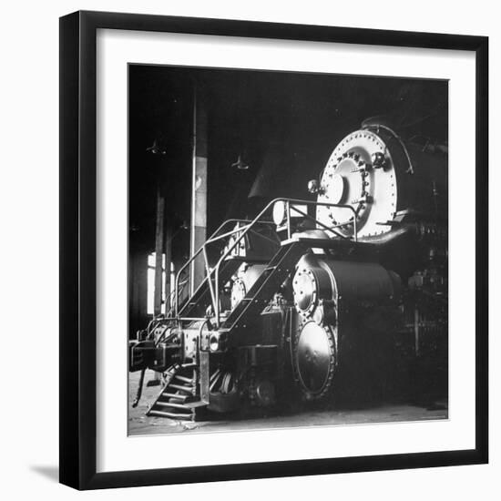 Y-6 Compound Mallet Freight Steam Locomotive Belonging to the Norfolk and Western Railway-Walker Evans-Framed Photographic Print