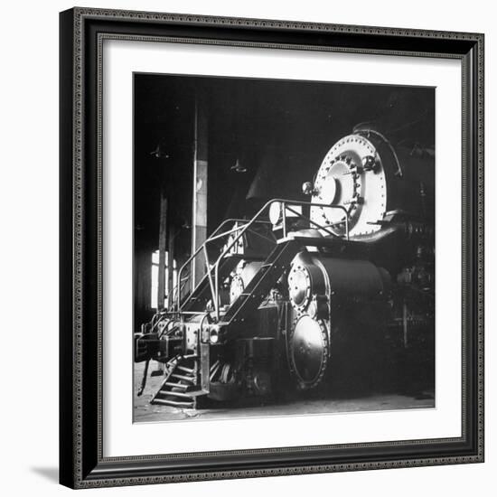 Y-6 Compound Mallet Freight Steam Locomotive Belonging to the Norfolk and Western Railway-Walker Evans-Framed Photographic Print