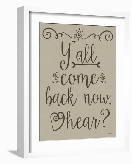 Y'all Come Back-Leslie Wing-Framed Giclee Print