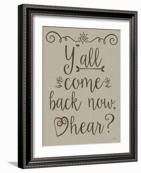 Y'all Come Back-Leslie Wing-Framed Giclee Print