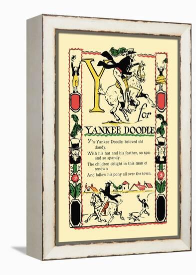 Y for Yankee Doodle-Tony Sarge-Framed Stretched Canvas