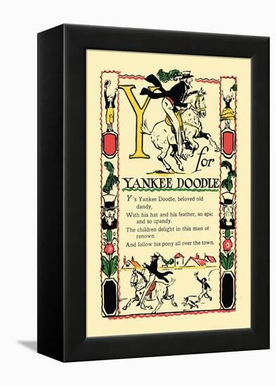 Y for Yankee Doodle-Tony Sarge-Framed Stretched Canvas