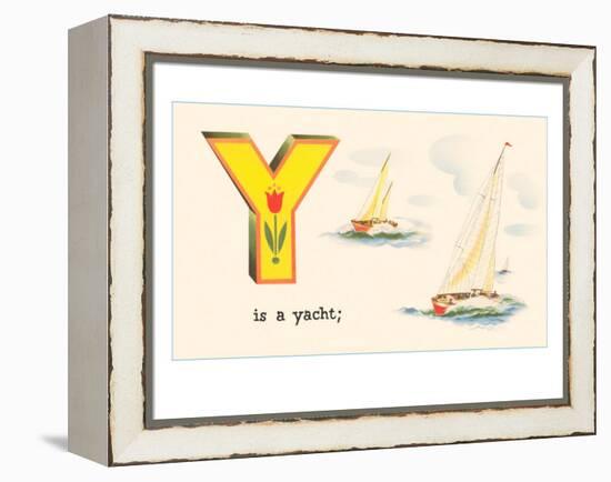 Y is a Yacht-null-Framed Stretched Canvas