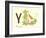 Y is for Yacht-null-Framed Art Print
