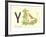 Y is for Yacht-null-Framed Art Print