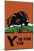 Y is for Yak-Charles Buckles Falls-Mounted Art Print