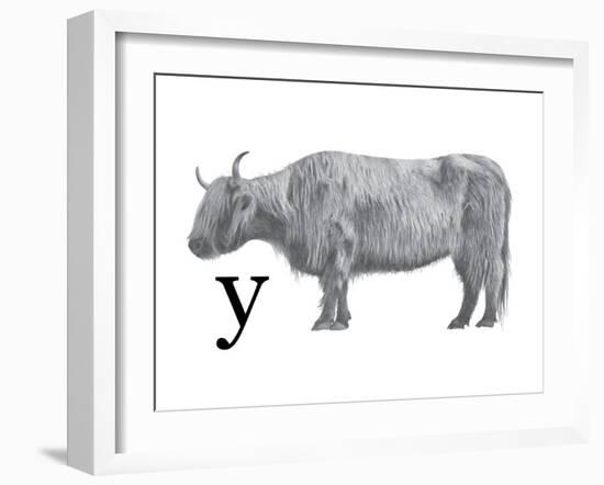 Y is for Yak-Stacy Hsu-Framed Art Print