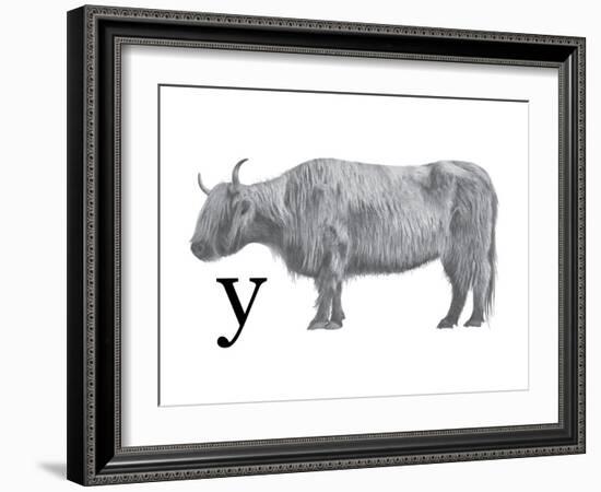 Y is for Yak-Stacy Hsu-Framed Art Print