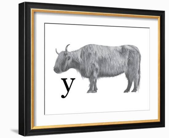 Y is for Yak-Stacy Hsu-Framed Art Print