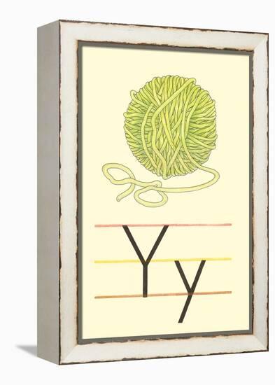 Y Is for Yarn-null-Framed Stretched Canvas