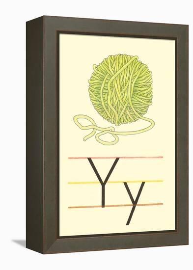 Y Is for Yarn-null-Framed Stretched Canvas