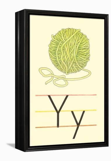 Y Is for Yarn-null-Framed Stretched Canvas