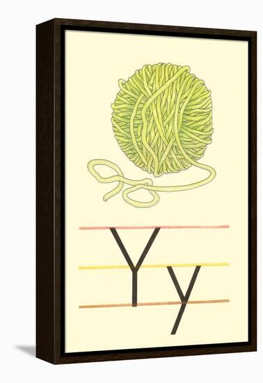 Y Is for Yarn-null-Framed Stretched Canvas