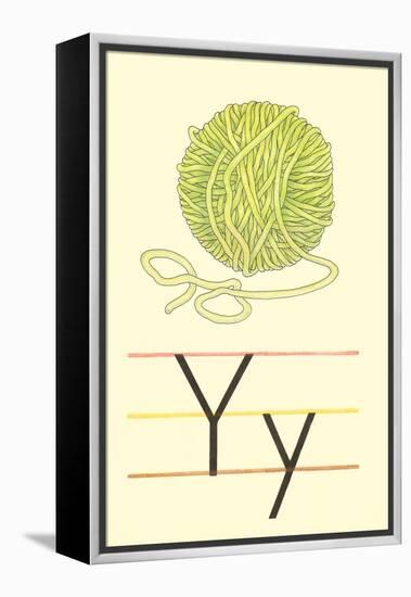 Y Is for Yarn-null-Framed Stretched Canvas