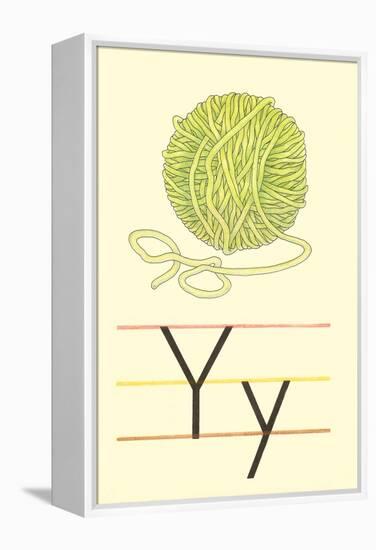 Y Is for Yarn-null-Framed Stretched Canvas