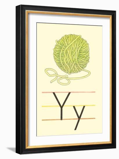 Y Is for Yarn-null-Framed Premium Giclee Print